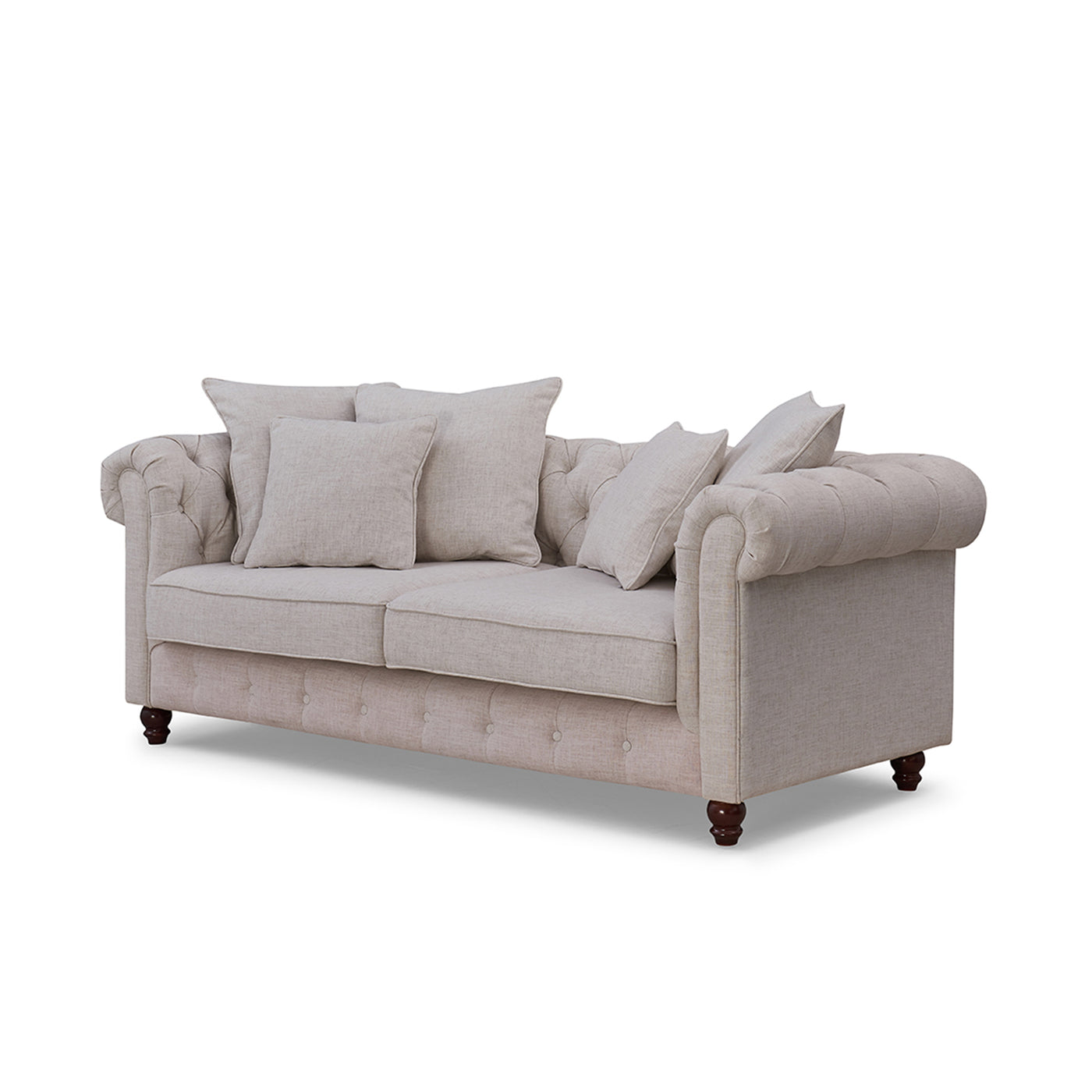Haston 3-Seater Tufted Sofa