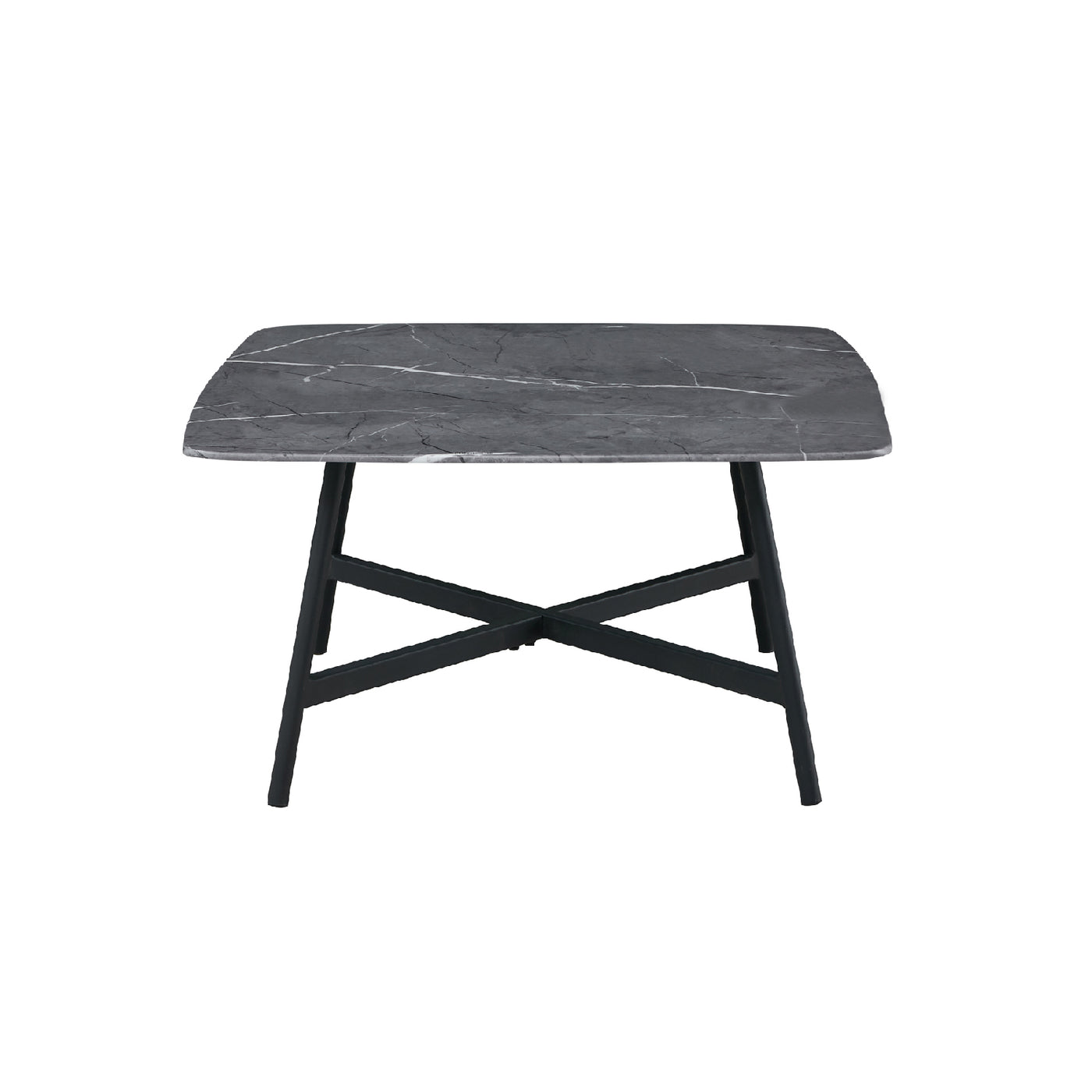 Nera Square Coffee Table in Black Faux Marble