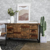 Casual Modern Wood Buffet in Multi-tone Natural Finish