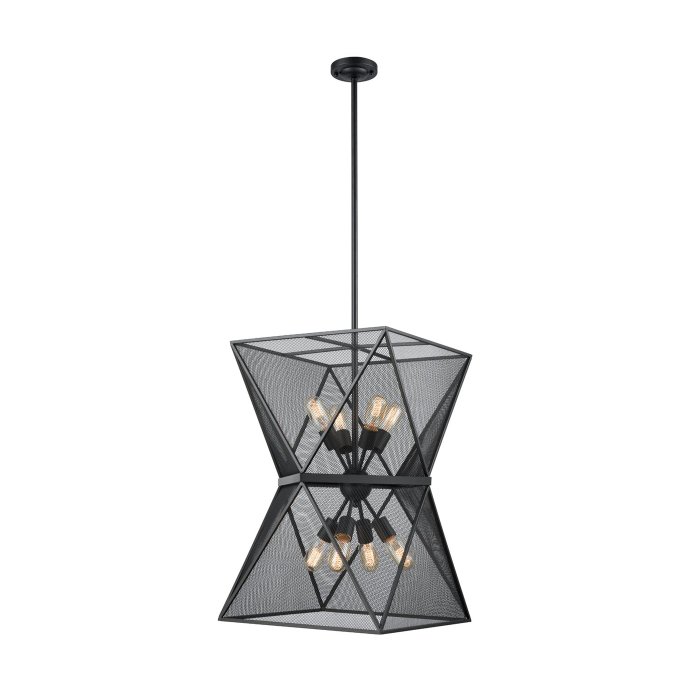 Bois et Cuir's "Troy" 8-Bulb Chandelier