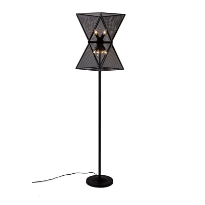 Bois et Cuir's "Troy" 8-Bulb Floor Lamp—Black