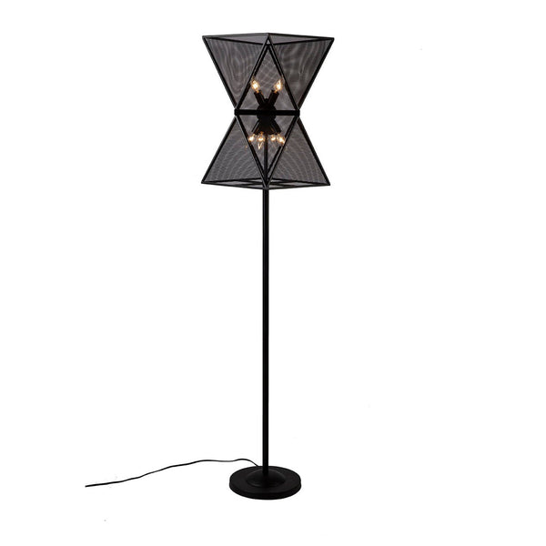 Bois et Cuir's "Troy" 8-Bulb Floor Lamp—Black