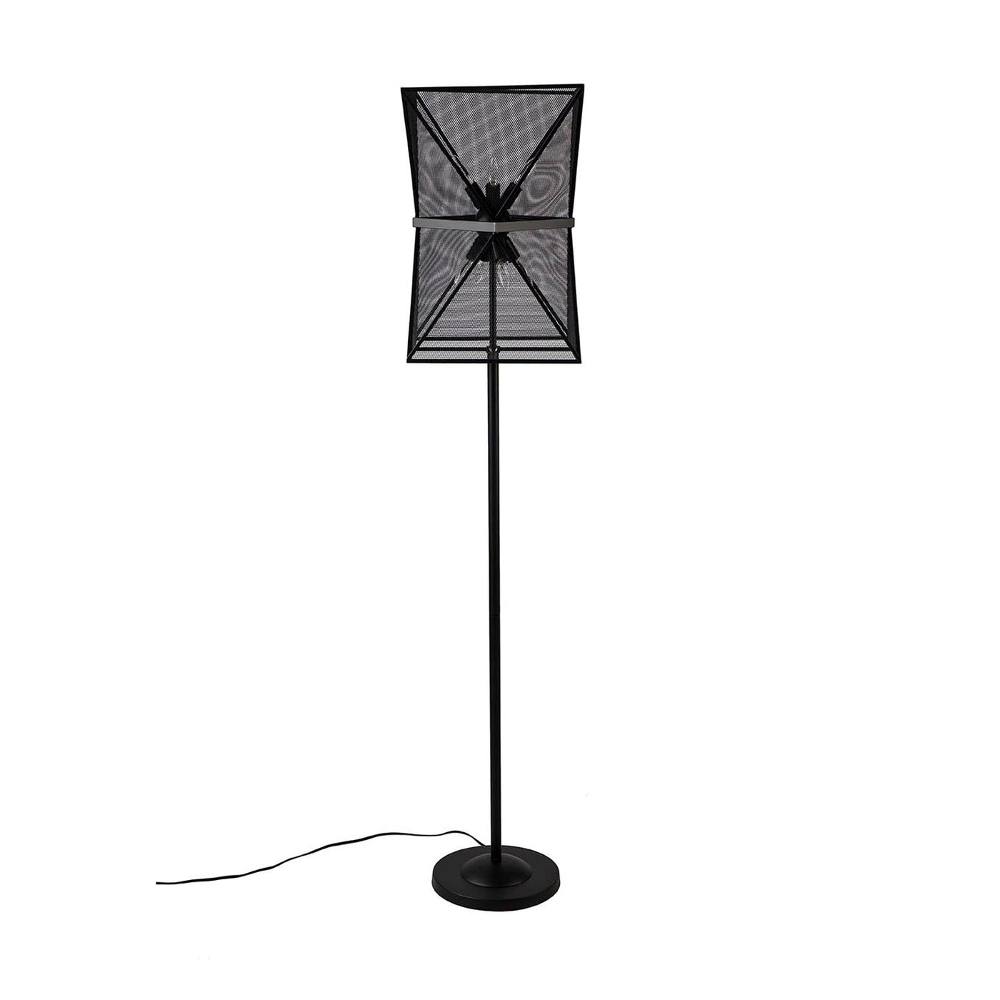 Troy 8-Bulb Floor Lamp—Black