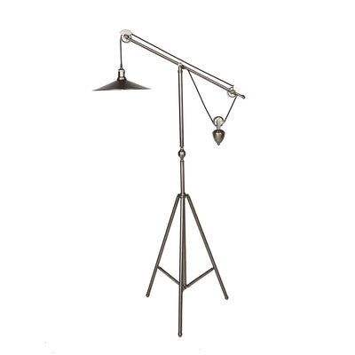 Bois et Cuir's "Troy" 8-Bulb Floor Lamp—Silver