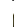Bois et Cuir's "Yanis" Single-bulb Pendant Lamp w/Antique Brass Finish
