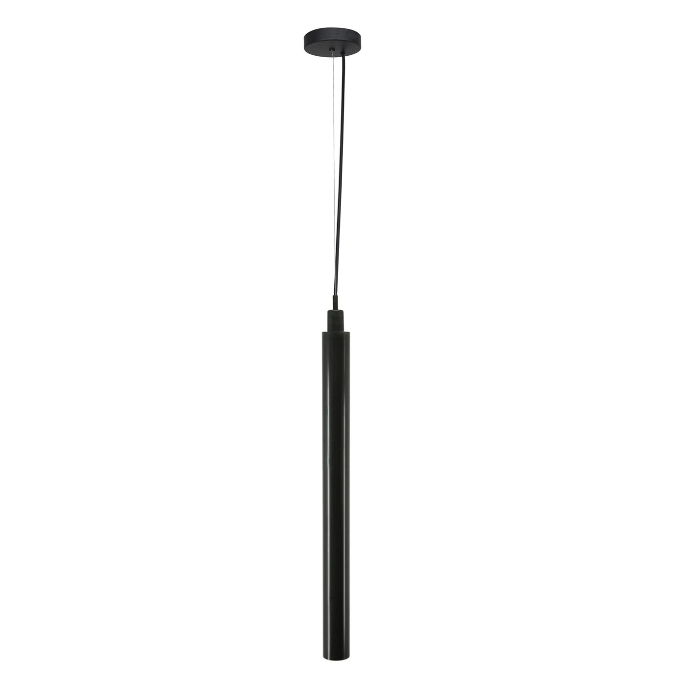 Bois et Cuir's "Yanis" Single-Bulb Pendant Lamp w/Antique Zinc Finish
