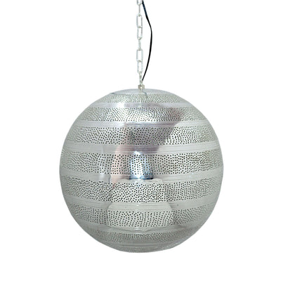 Bois et Cuir's "Taza Ball" Single-Bulb Large Pendant Lamp