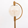 Carbon Amber Glass Floor Lamp