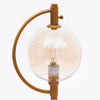 Carbon Amber Glass Table Lamp