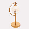 Carbon Amber Glass Table Lamp
