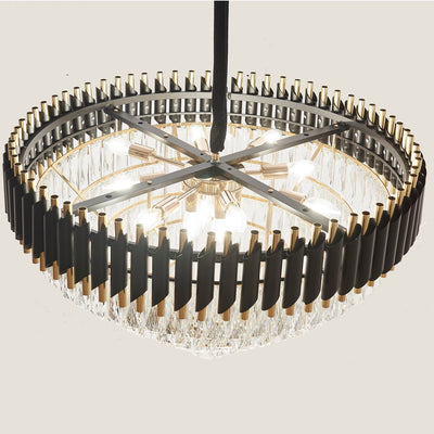 Beatrice Round Crystal Chandelier - Large