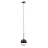 Amani Single Bulb Pendant - Black