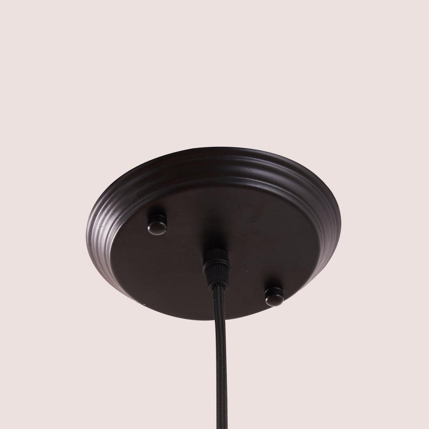 Amani Single Bulb Pendant - Black