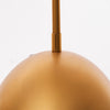 Amani Single Bulb Pendant - Brass