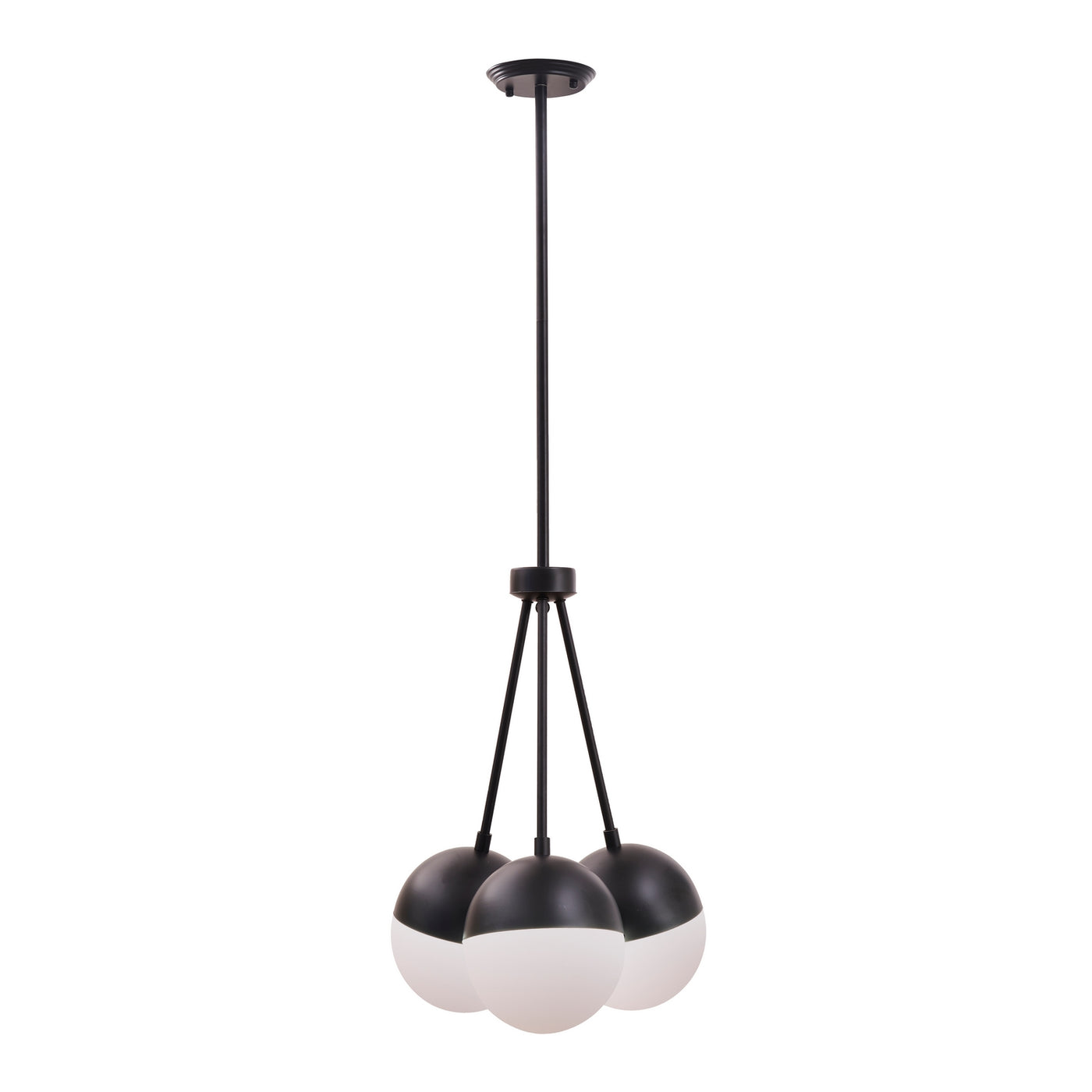 Amani 3-Bulb Pendant - Black