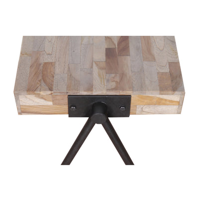 Taula Side Table in Natural Finish—Short