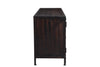 Industrial TV Stand with Distressed Metal Look