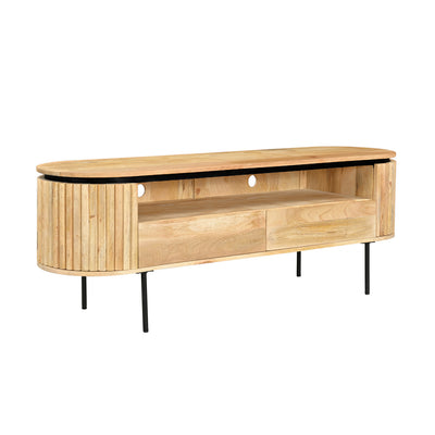 Lunas Media Unit in Mango Wood