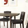 Odd Chic Mid-Sized Dining Table in Dark Acacia