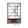 Industrial Double Hutch with Ladder