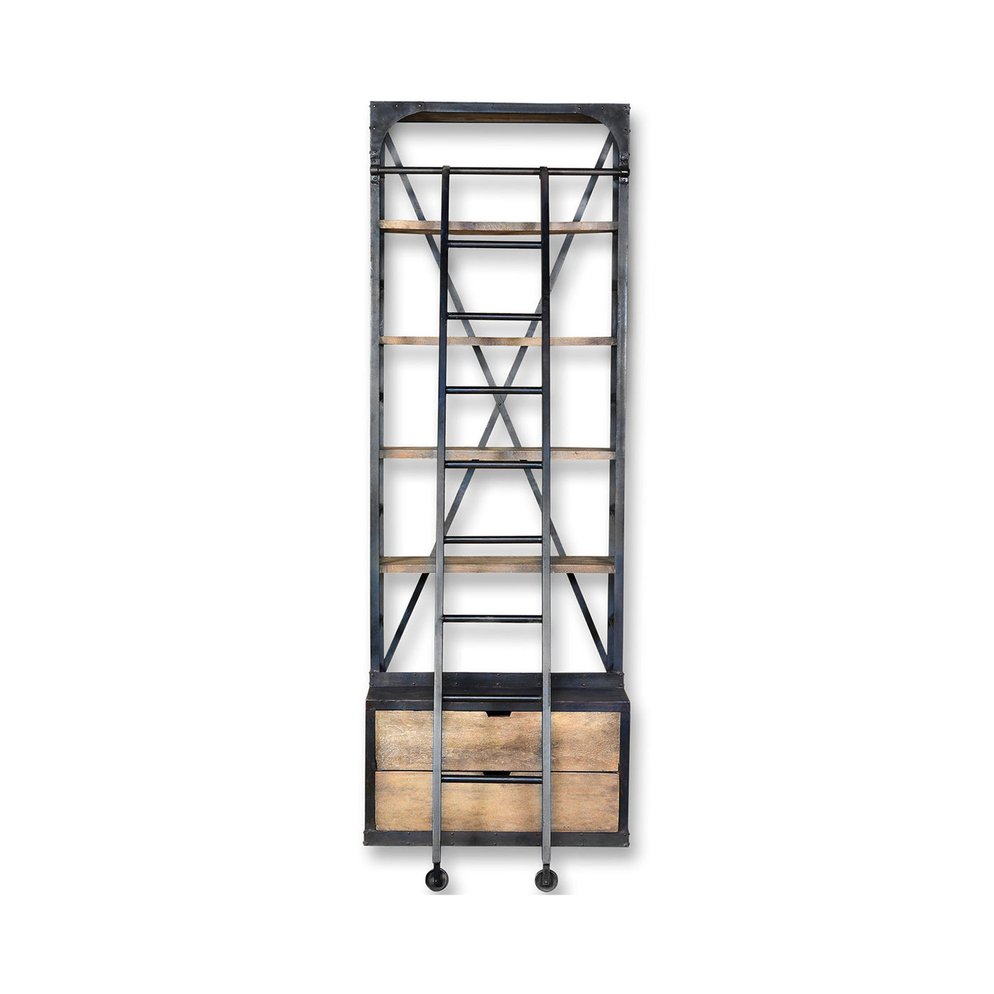 Industrial Single Hutch with Ladder