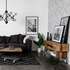 Casual Modern Home Media Unit in Multi-tone Natural Finish