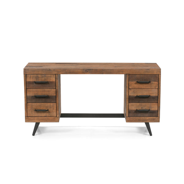 Dixon Wooden Desk in Natural Finish