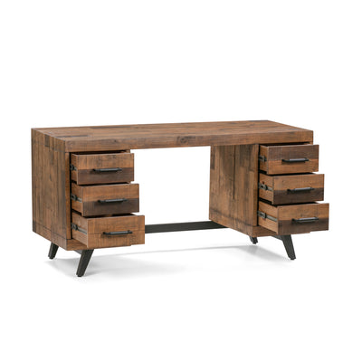 Dixon Wooden Desk in Natural Finish