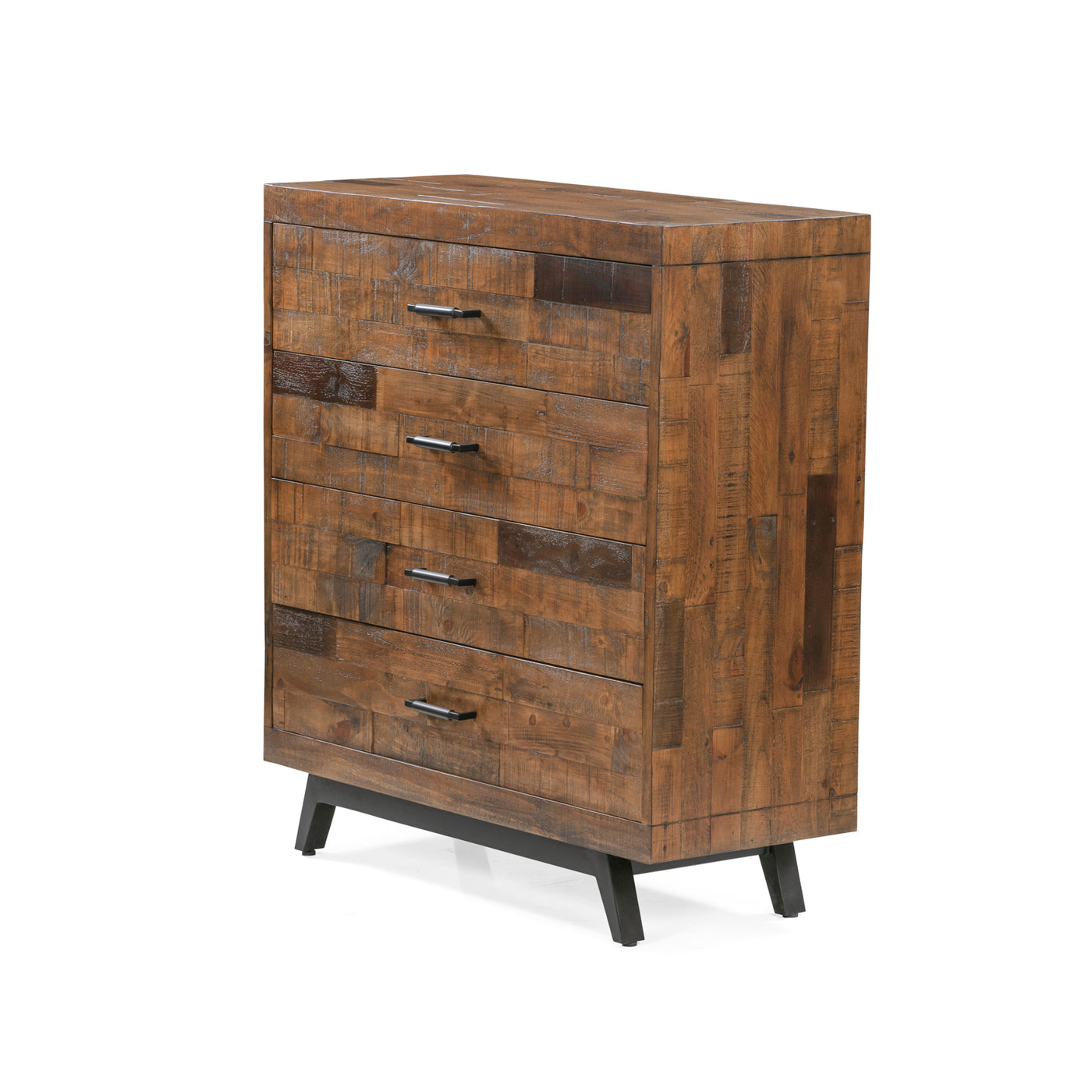 Dixon 4-Drawer Chest of Drawers in Natural Finish