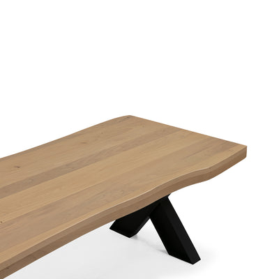 Titan Wood Coffee Table w/Engineered Live-Edge