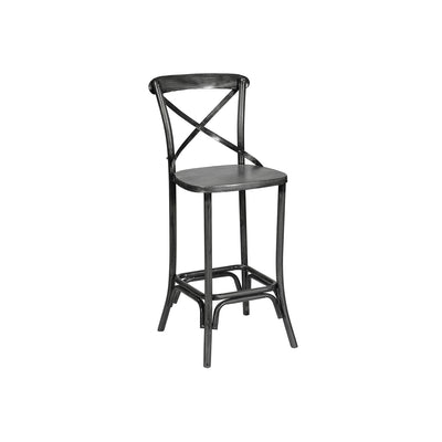 Industrial Counter Stool—Distressed Metal
