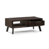 Paris Wood Coffee Table in Espresso Finish
