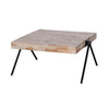 Taula Wood Coffee Table in Natural Finish—Small