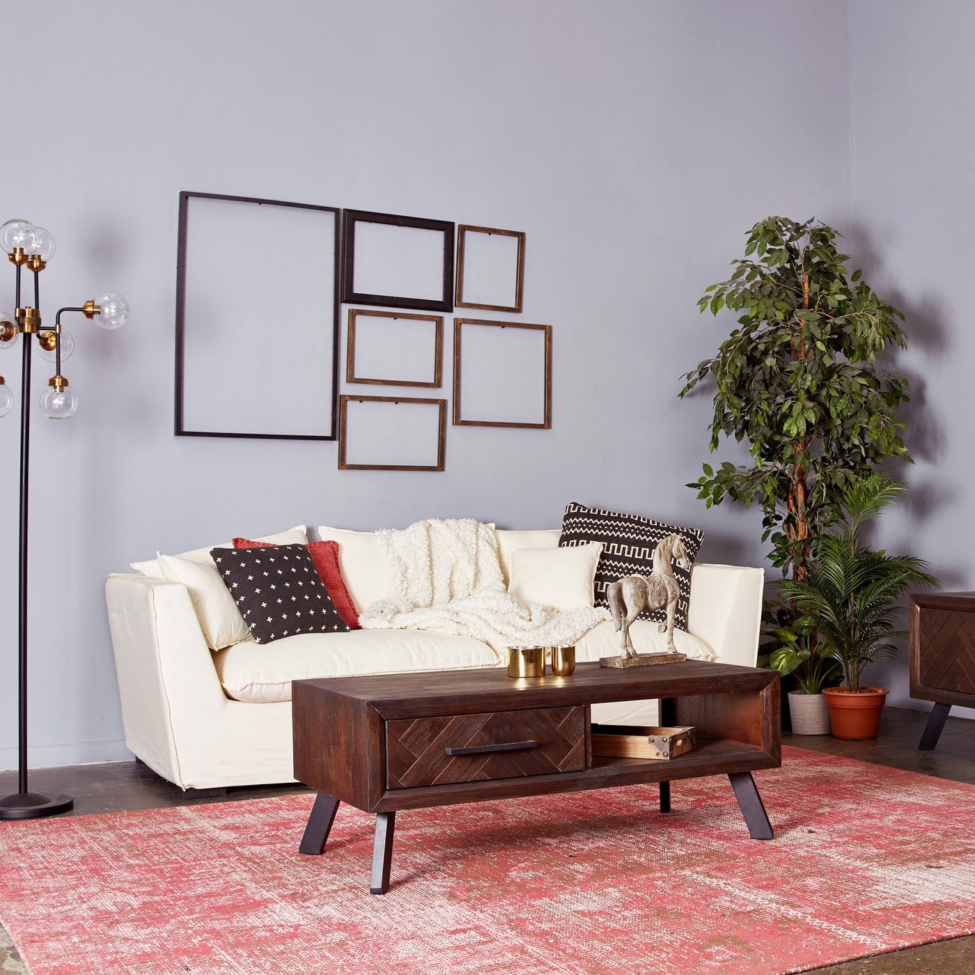 Paris Wood Coffee Table in Espresso Finish