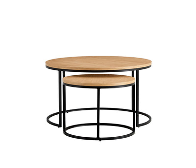 Alma Round Nesting Cocktail Tables