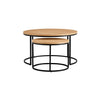 Alma Round Nesting Cocktail Tables