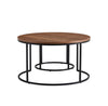 Alma Round Nesting Cocktail Tables