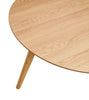 Freya Round Cocktail Table in White Oak