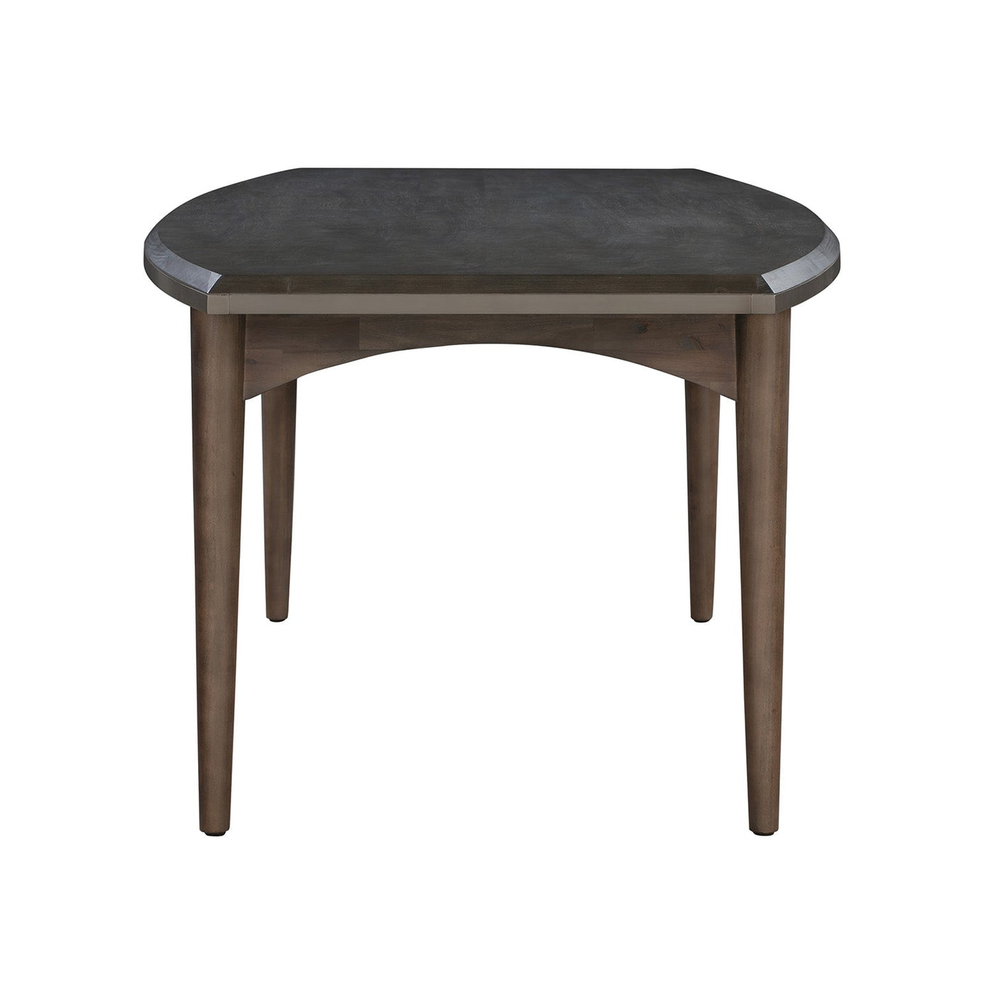 Odd Chic Mid-Sized Dining Table in Dark Acacia