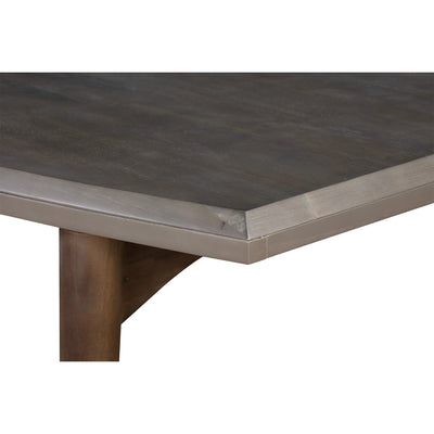 Odd Chic Mid-Sized Dining Table in Dark Acacia