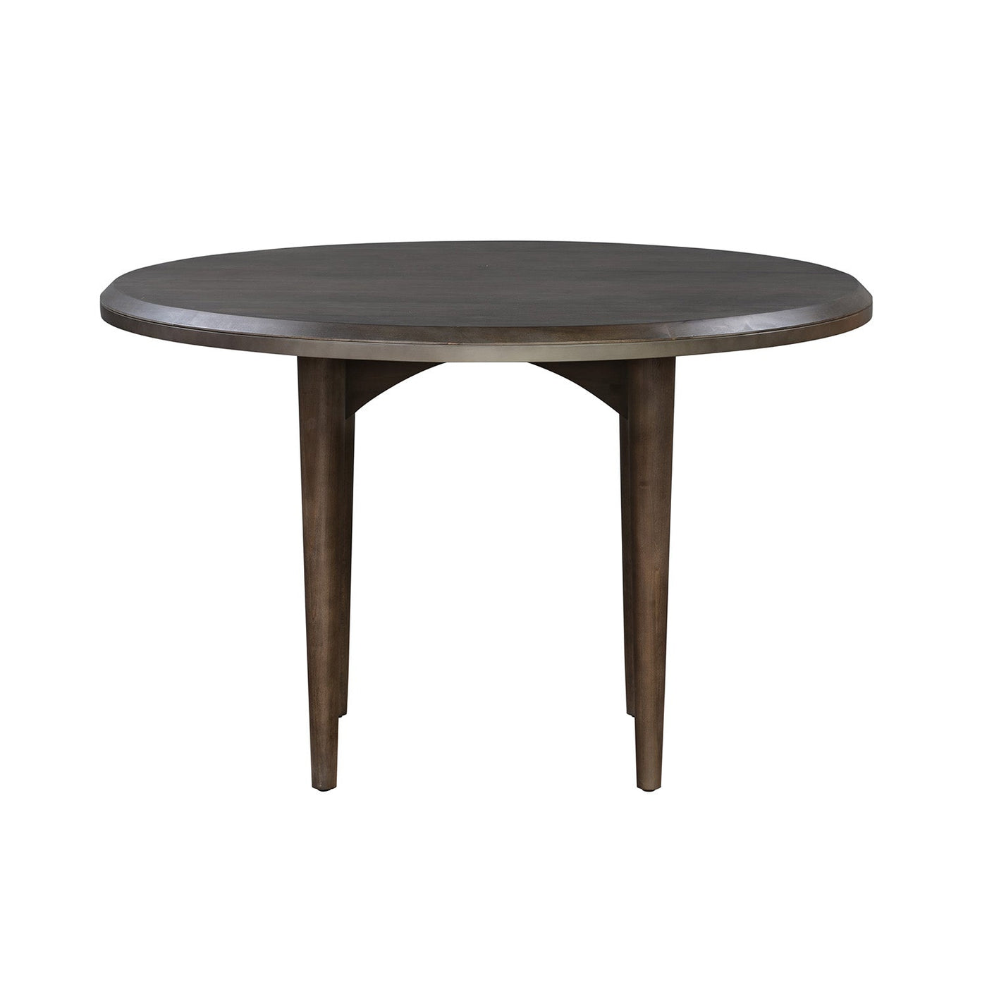 Odd Chic Small Round Dining Table in Dark Acacia