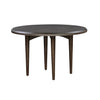 Odd Chic Small Round Dining Table in Dark Acacia