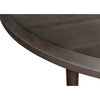 Odd Chic Small Round Dining Table in Dark Acacia
