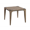 Iman Square Dining Table in Light Brown Finish