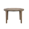 Iman Small Round Dining Table in Light Brown Finish