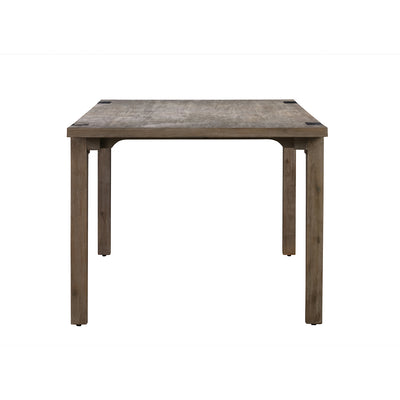 Iman Mid-Sized Dining Table in Light Brown Acacia