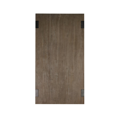 Iman Mid-Sized Dining Table in Light Brown Acacia
