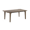 Iman Mid-Sized Dining Table in Light Brown Acacia