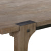 Iman Mid-Sized Dining Table in Light Brown Acacia
