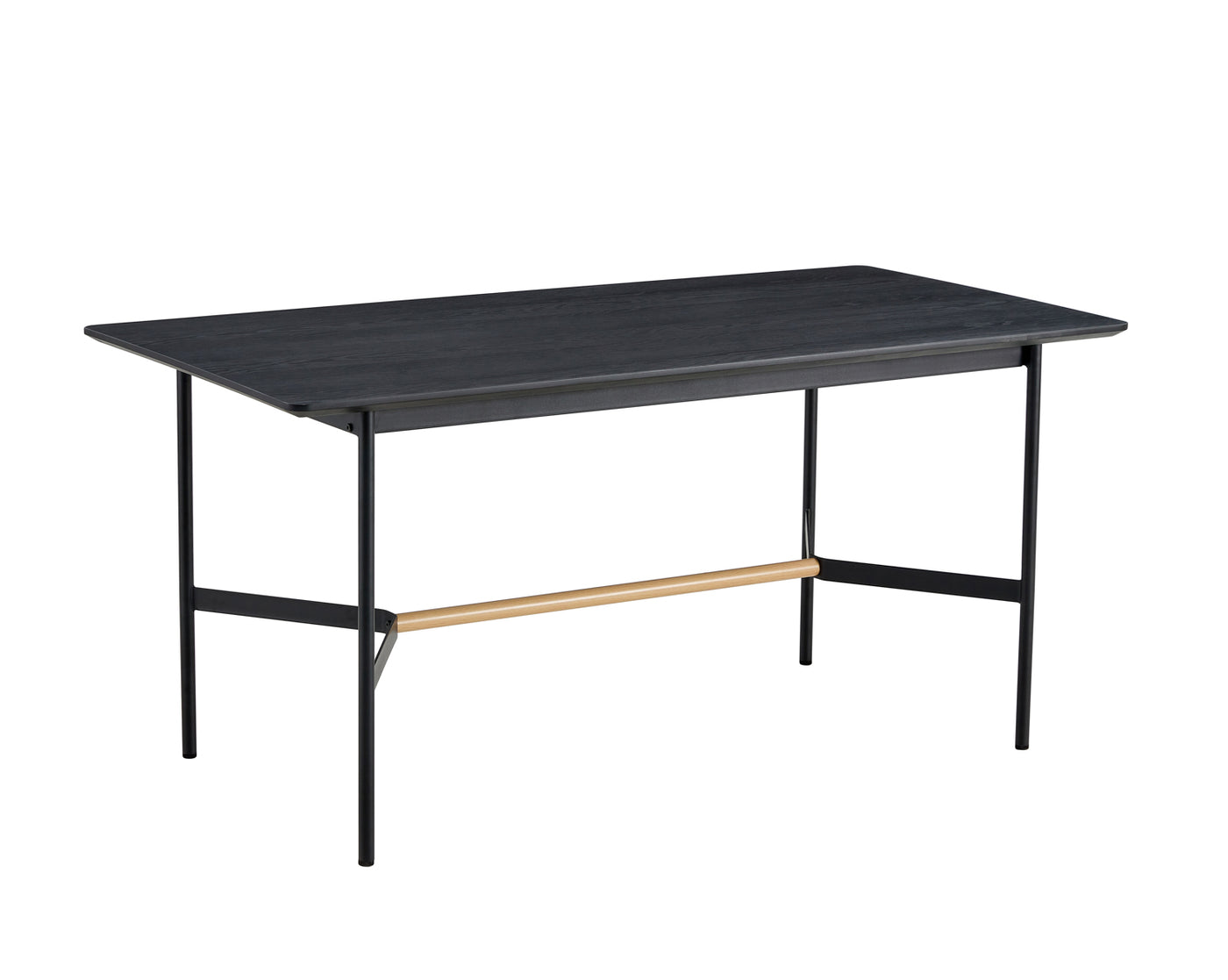 Svart 63" Dining Table in Black Oak